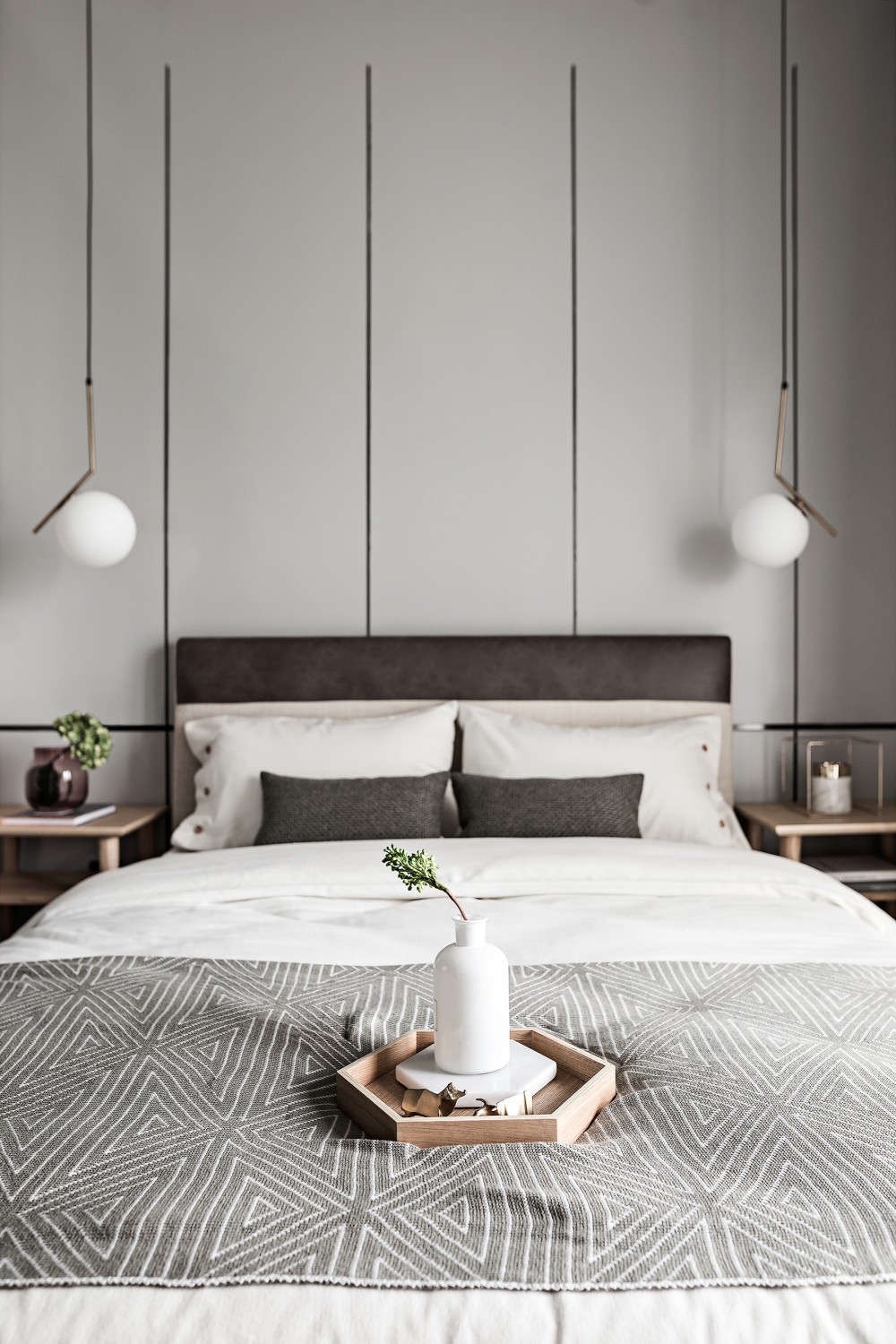 现代简约风格公寓家装案例效果图-主卧 现代简约风格公寓家装案例效果图-主卧