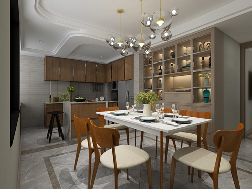 江南世家名称二居98平米欧式风格装修案例-厨餐厅 江南世家名称二居98平米欧式风格装修案例-厨餐厅