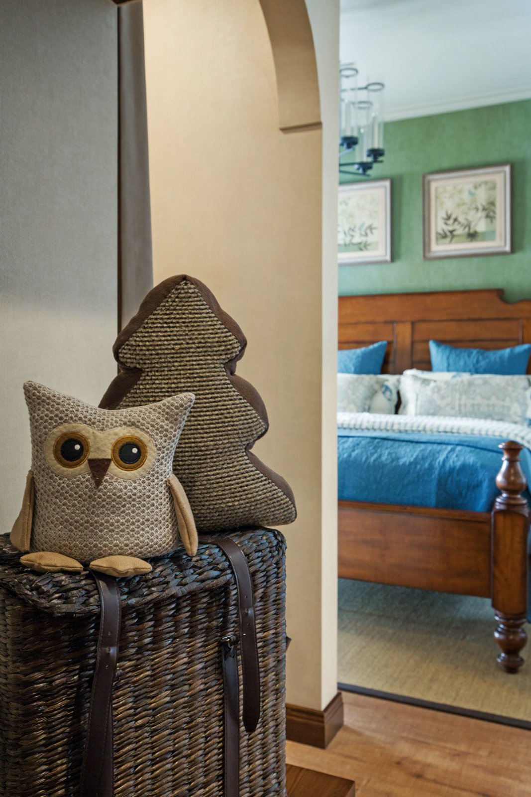 装修案例美式古典风格室内装修效果图-卧室 装修案例美式古典风格室内装修效果图-卧室