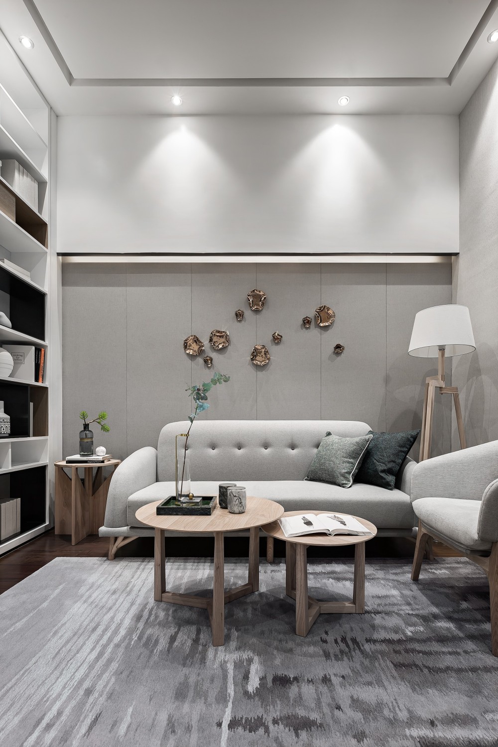 现代简约风格公寓家装案例效果图-客厅 现代简约风格公寓家装案例效果图-客厅